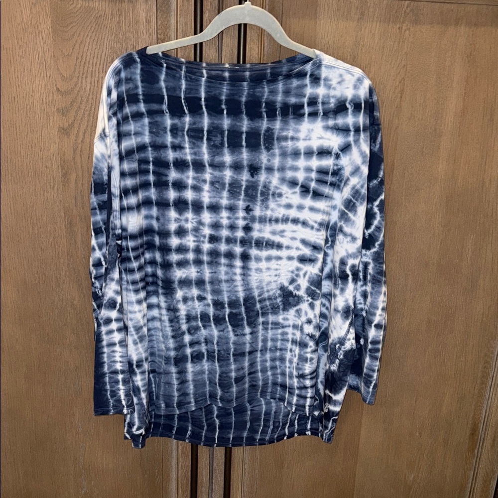 Lululemon Athletica Blue Tie-Dye Tunic